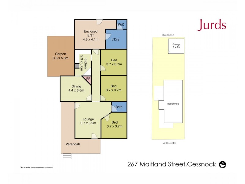 267 Maitland Road, Cessnock NSW 2325 Floorplan