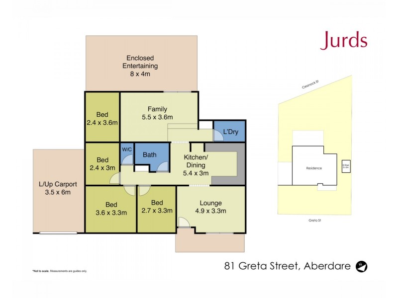 81 Greta Street, Aberdare NSW 2325 Floorplan