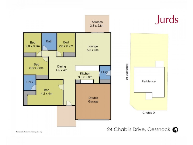 24 Chablis Drive, Cessnock NSW 2325 Floorplan