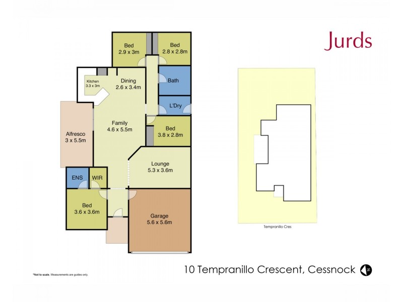 10 Tempranillo Crescent, Cessnock NSW 2325 Floorplan