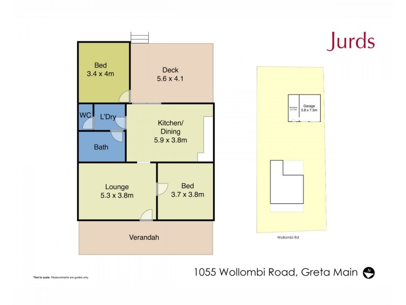 1055 Wollombi Road, Greta Main NSW 2325 Floorplan