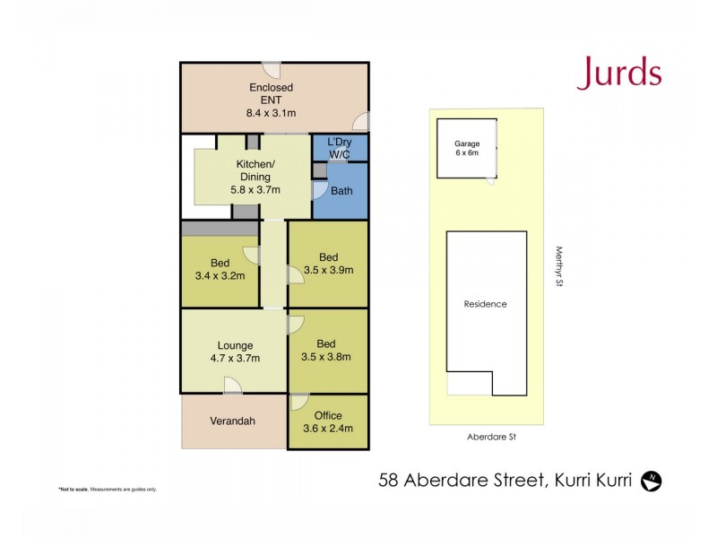 58 Aberdare Street, Kurri Kurri NSW 2327 Floorplan