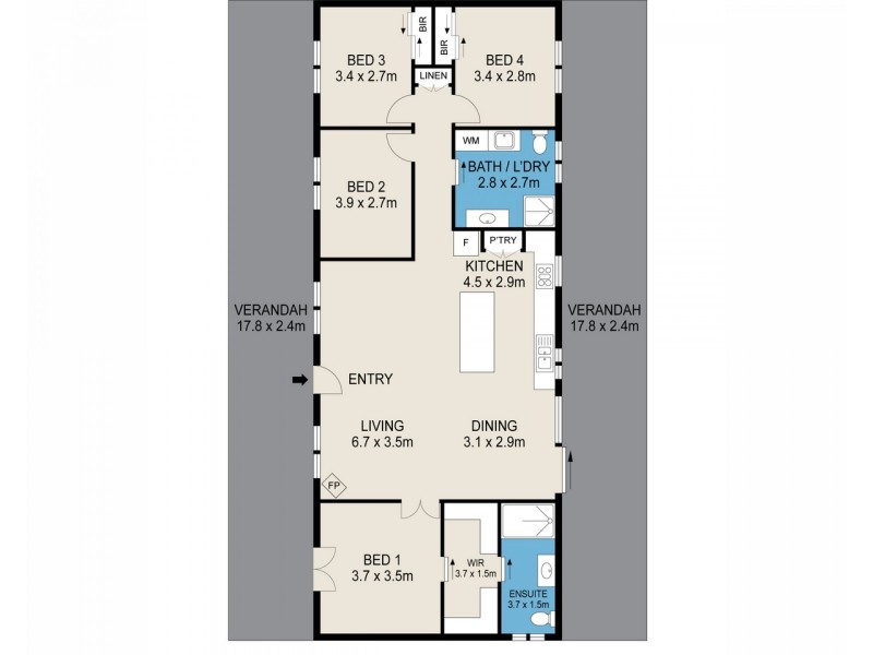 610 Wollombi Road, Broke NSW 2330 Floorplan