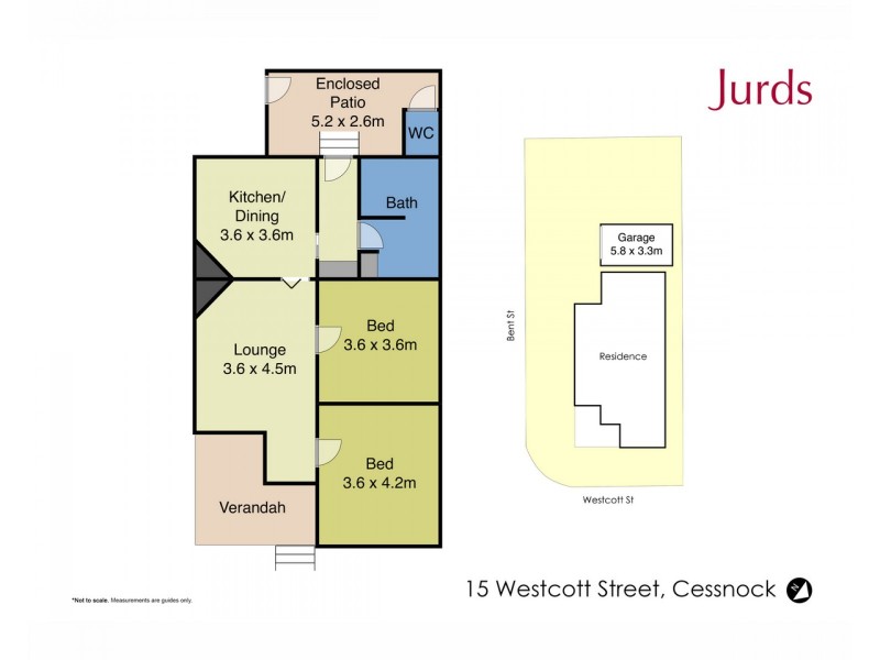 15 Westcott Street, Cessnock NSW 2325 Floorplan