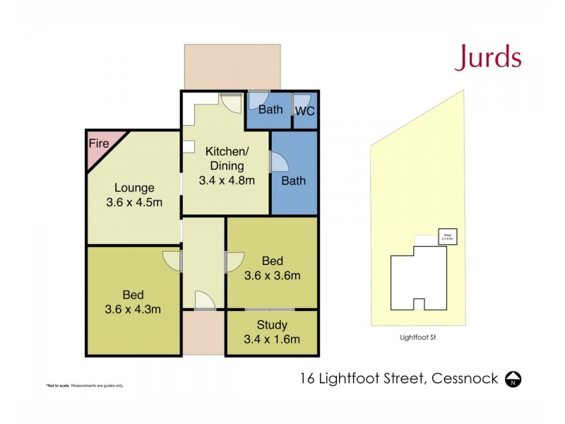 16 Lightfoot Street, Cessnock NSW 2325 Floorplan