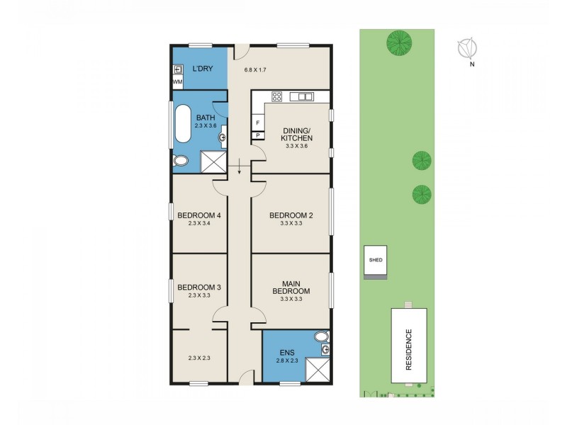 8 Whitburn Street, Greta NSW 2334 Floorplan