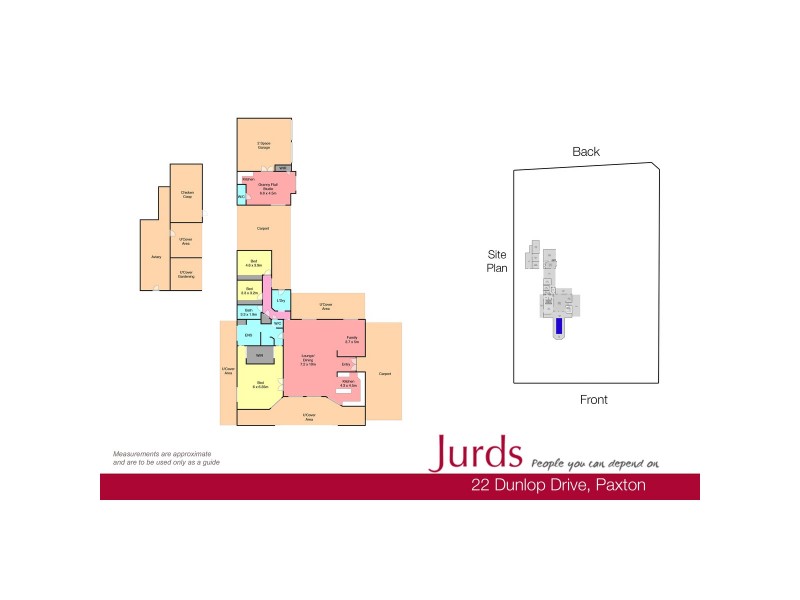 22 Dunlop Drive, Paxton NSW 2325 Floorplan