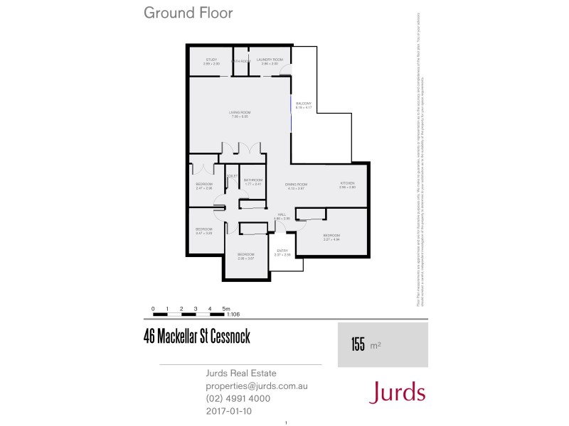 46 MacKellar Street, Cessnock NSW 2325 Floorplan