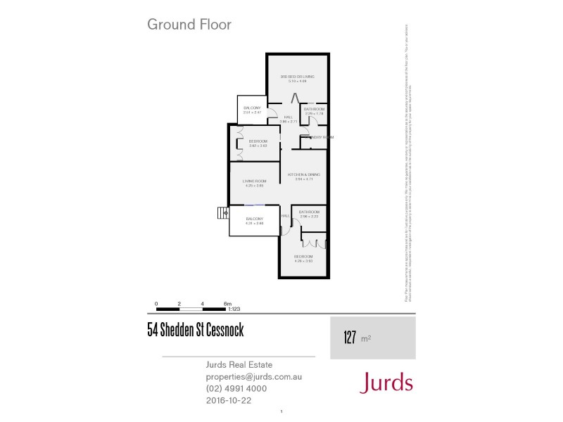 54 Shedden Street, Cessnock NSW 2325 Floorplan