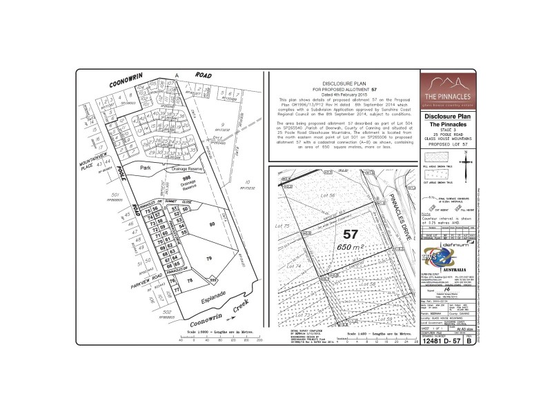 Lot 57, 6 Pinnacles Drive, Glass House Mountains QLD 4518 Floorplan