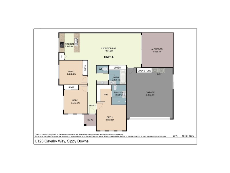 Lot 123 A Cavalry Way, Sippy Downs QLD 4556 Floorplan