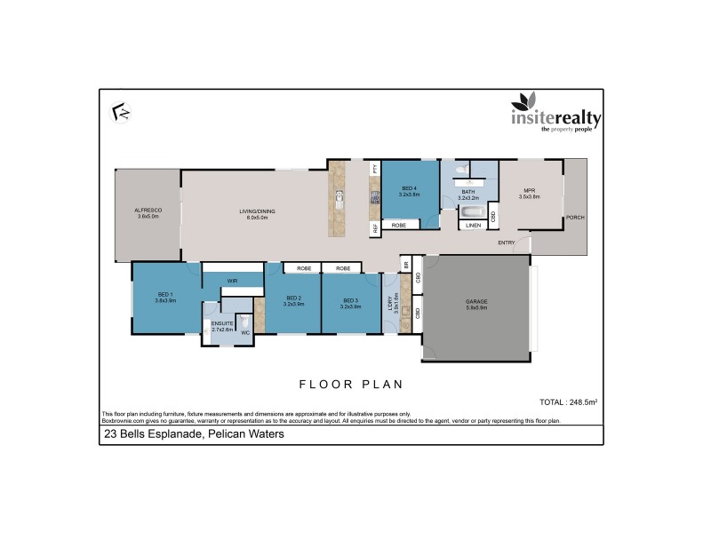 23 Bells Esplanade, Pelican Waters QLD 4551 Floorplan