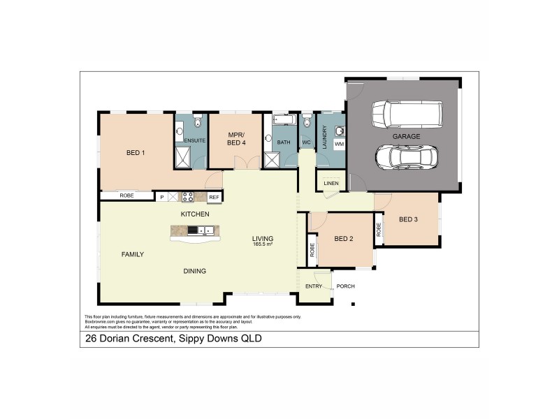 26 Dorian Crescent, Sippy Downs QLD 4556 Floorplan