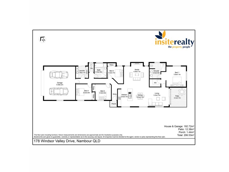 178 Windsor Valley Drive, Nambour QLD 4560 Floorplan