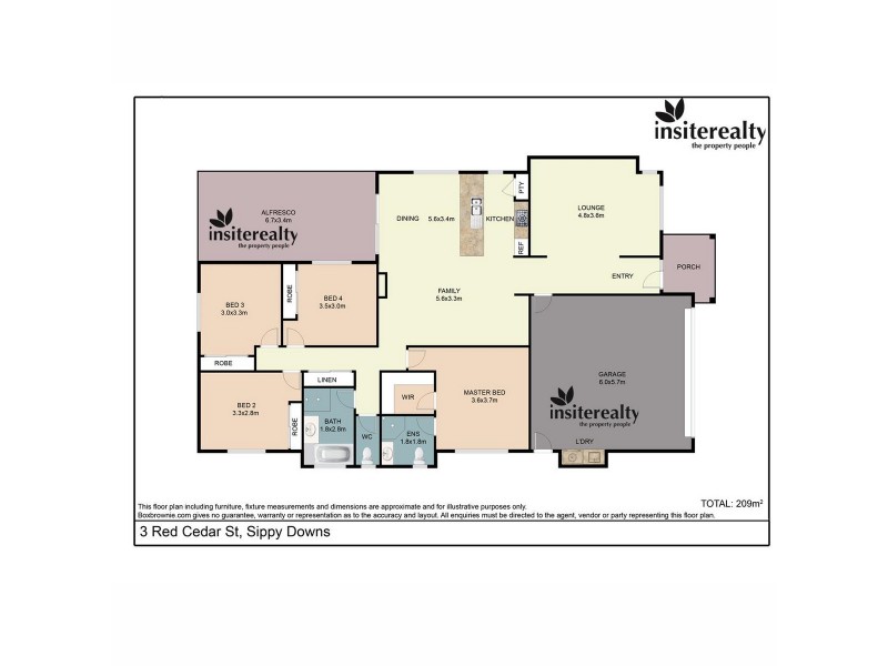 3 Red Cedar Street, Sippy Downs QLD 4556 Floorplan