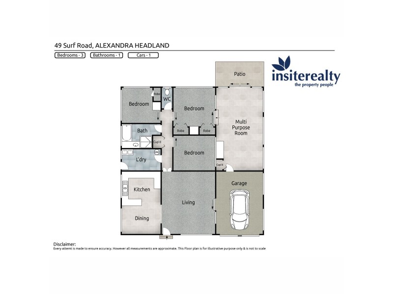 49 Surf Road, Alexandra Headland QLD 4572 Floorplan