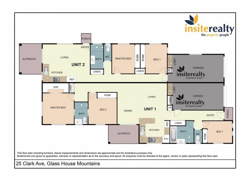 25 Clark Avenue, Glass House Mountains QLD 4518 Floorplan