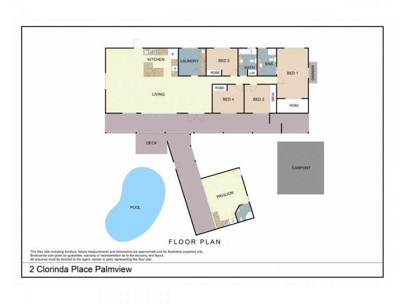 2 Clorinda Place, Palmview QLD 4553 Floorplan
