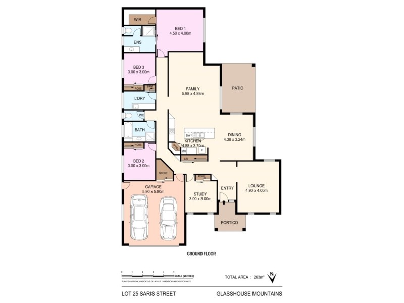 8 Sairs Street, Glass House Mountains QLD 4518 Floorplan