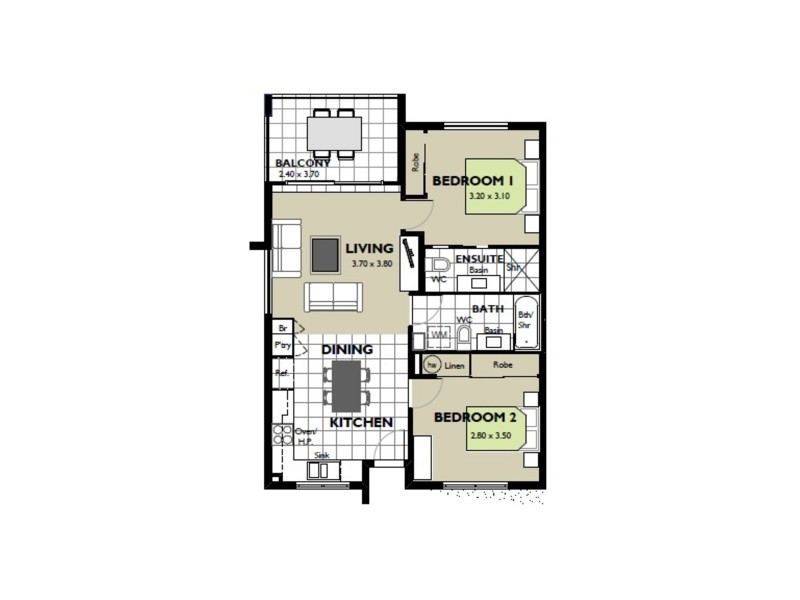 621/25 Chancellor Village Boulevard, Sippy Downs QLD 4556 Floorplan