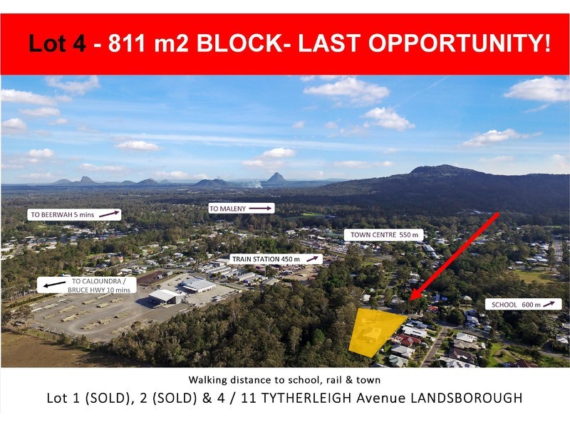 Lot 4, 11 Tytherleigh Avenue, Landsborough QLD 4550