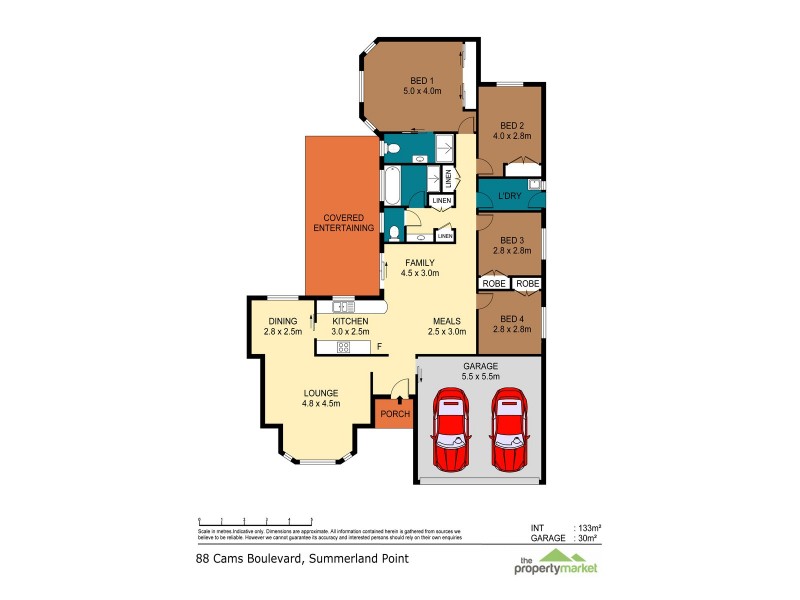 88 Cams Boulevard, Summerland Point NSW 2259 Floorplan