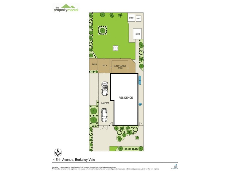 4 Erin Avenue, Berkeley Vale NSW 2261 Floorplan
