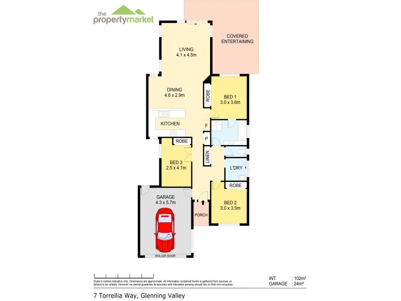7 Torrellia Way, Glenning Valley NSW 2261 Floorplan