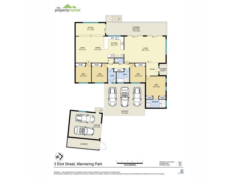 3 Eliot Street, Mannering Park NSW 2259 Floorplan