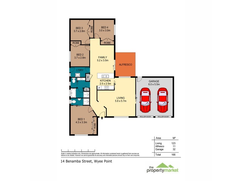 14 Benamba Street, Wyee Point NSW 2259 Floorplan