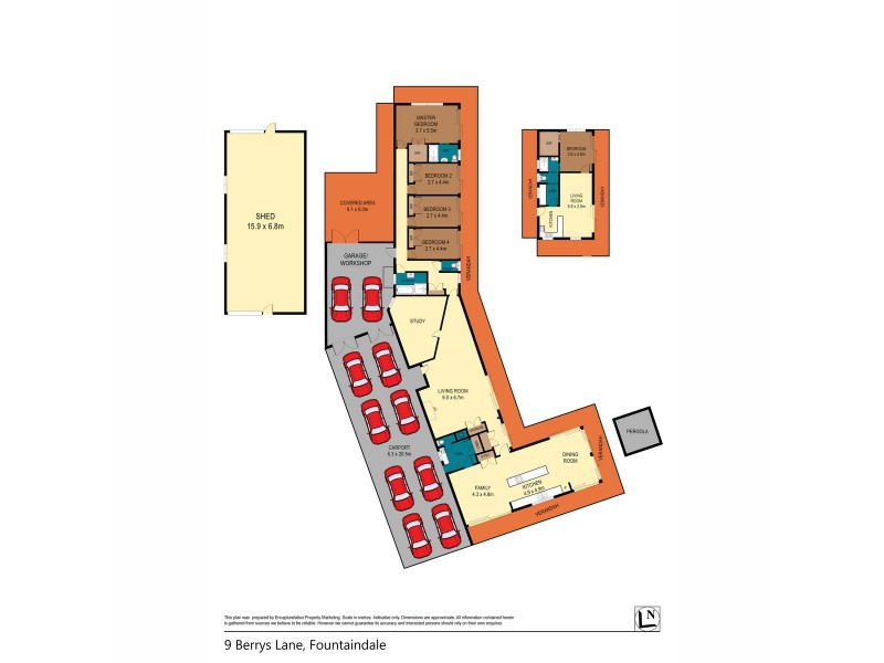 9 Berrys Lane, Fountaindale NSW 2258 Floorplan
