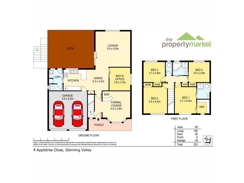 4 Appletree Close, Glenning Valley NSW 2261 Floorplan