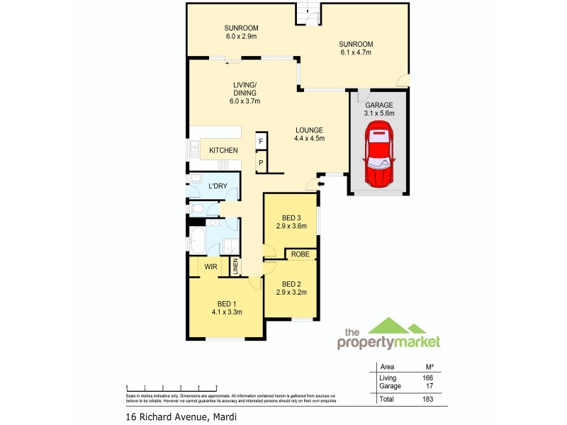 16 Richard Avenue, Mardi NSW 2259 Floorplan