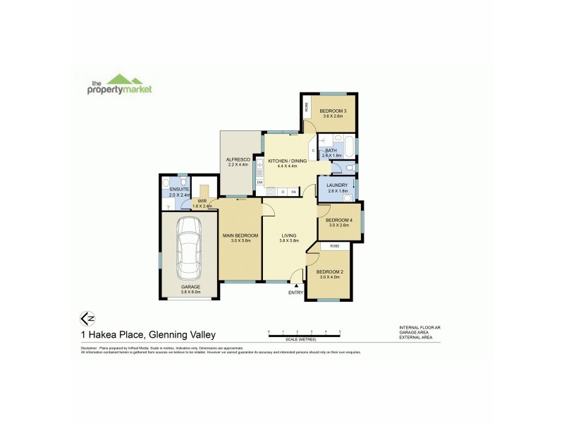 1 Hakea Place, Glenning Valley NSW 2261 Floorplan