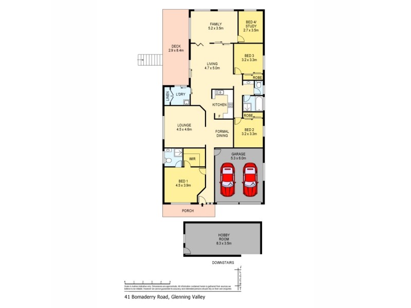 41 Bomaderry Crescent, Glenning Valley NSW 2261 Floorplan