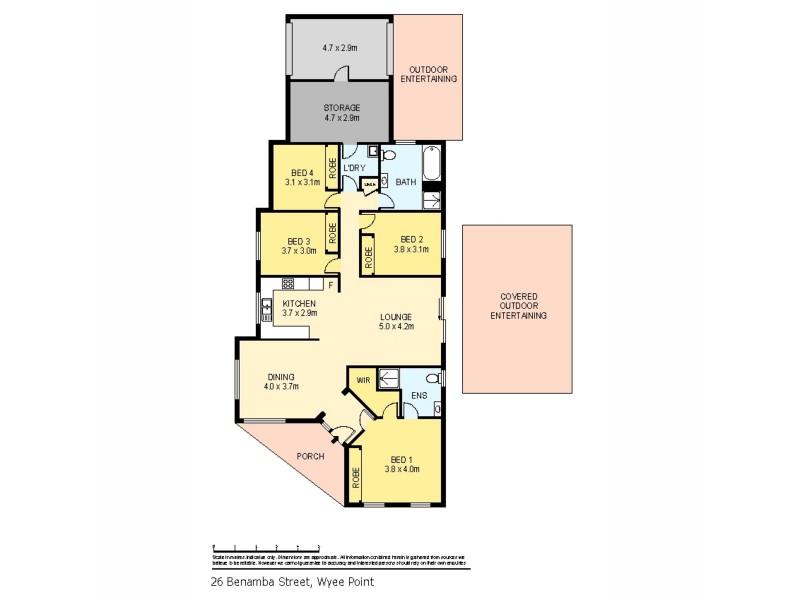 26 Benamba Street, Wyee Point NSW 2259 Floorplan