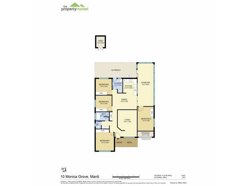 10 Monica Grove, Mardi NSW 2259 Floorplan