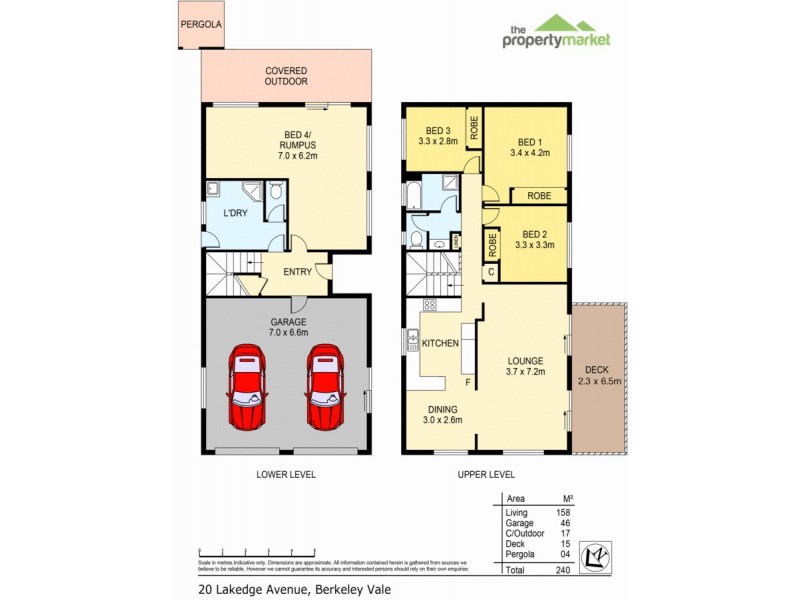 20 Lakedge Avenue, Berkeley Vale NSW 2261 Floorplan