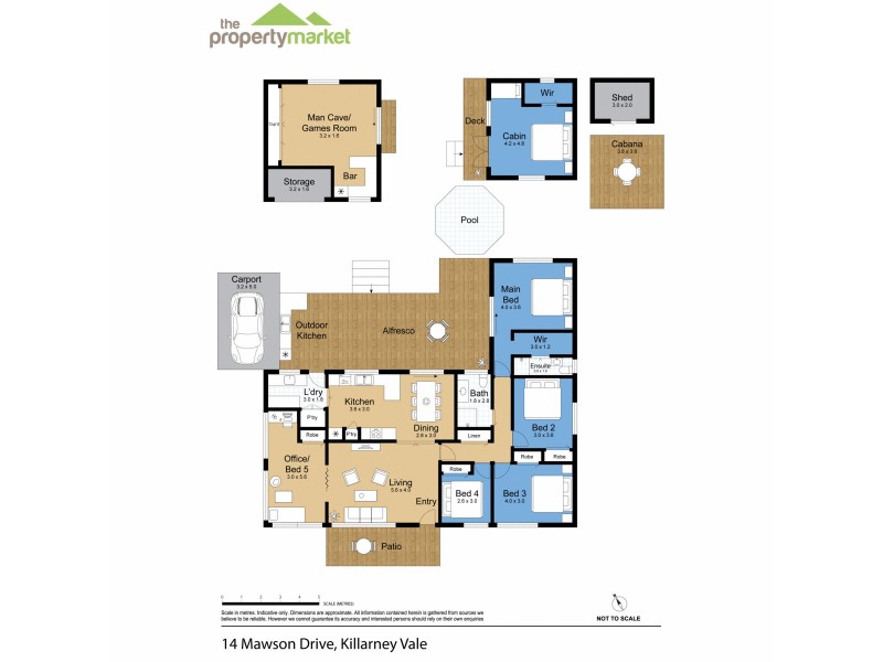 14 Mawson Drive, Killarney Vale NSW 2261 Floorplan