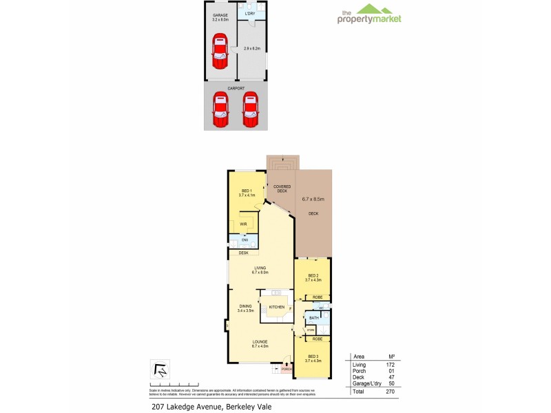 207 Lakedge Avenue, Berkeley Vale NSW 2261 Floorplan