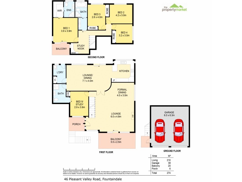 46 Pleasant Valley Road, Fountaindale NSW 2258 Floorplan