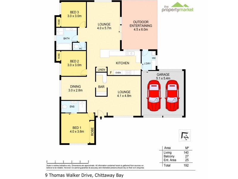 9 Thomas Walker Drive, Chittaway Bay NSW 2261 Floorplan