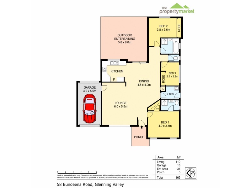 58 Bundeena Road, Glenning Valley NSW 2261 Floorplan