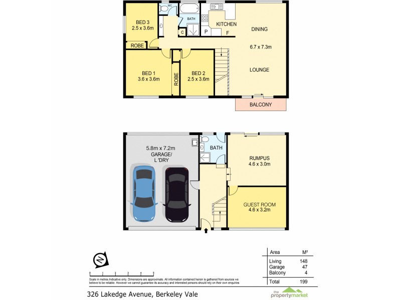 326 Lakedge Avenue, Berkeley Vale NSW 2261 Floorplan