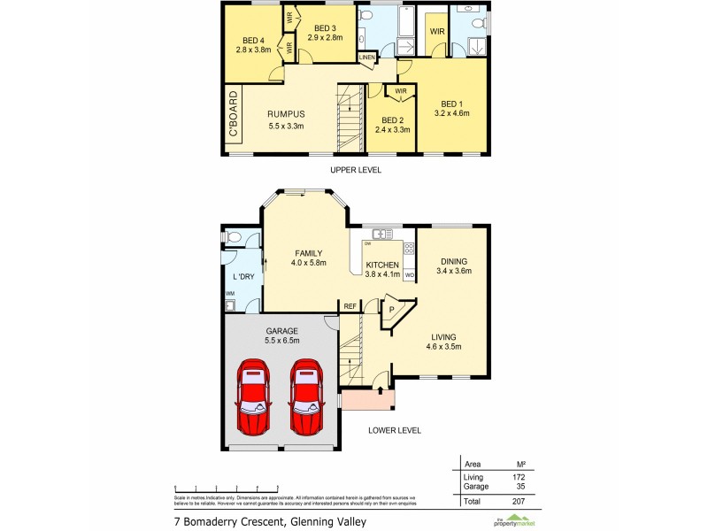 7 Bomaderry Crescent, Glenning Valley NSW 2261 Floorplan
