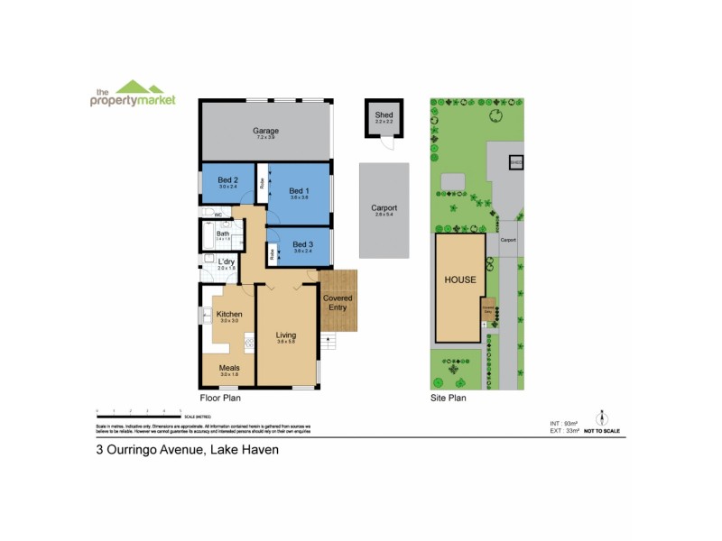 3 Ourringo Avenue, Lake Haven NSW 2263 Floorplan