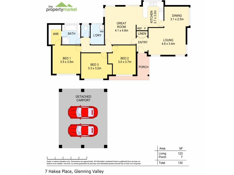7 Hakea Place, Glenning Valley NSW 2261 Floorplan