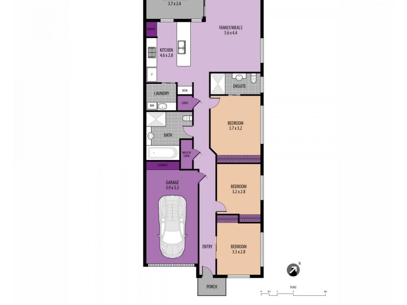 28A Creswell Street, Wadalba NSW 2259 Floorplan