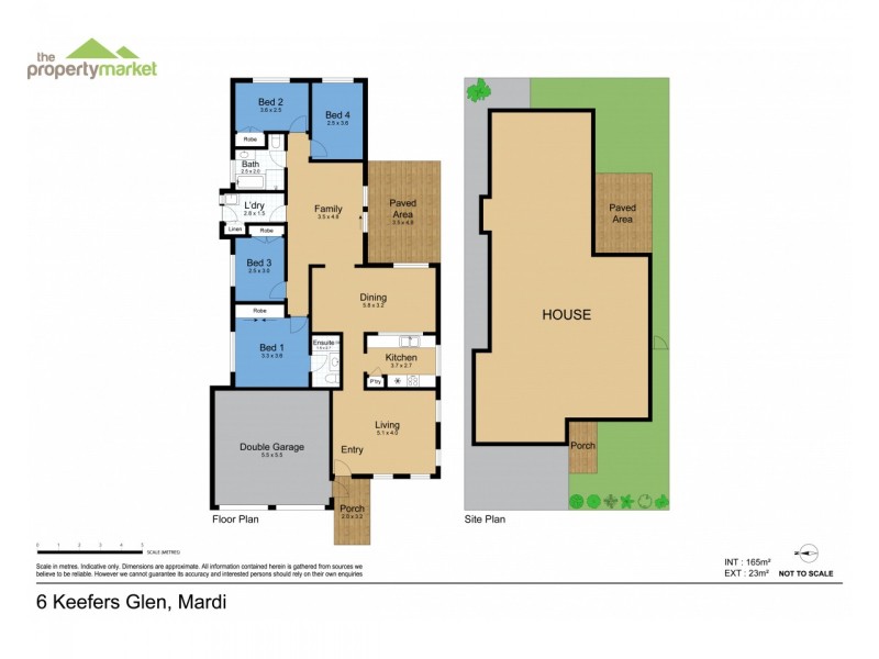 6 Keefers Glen, Mardi NSW 2259 Floorplan