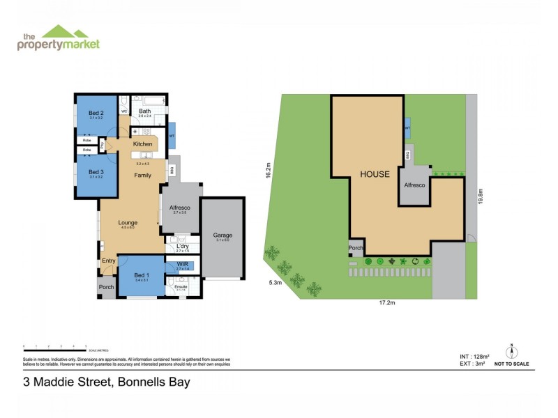3 Maddie Street, Bonnells Bay NSW 2264 Floorplan